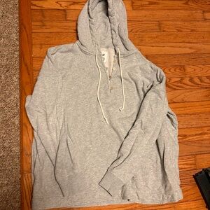 Aerie Women’s Light Gray Hoodie Sweatshirt, size M